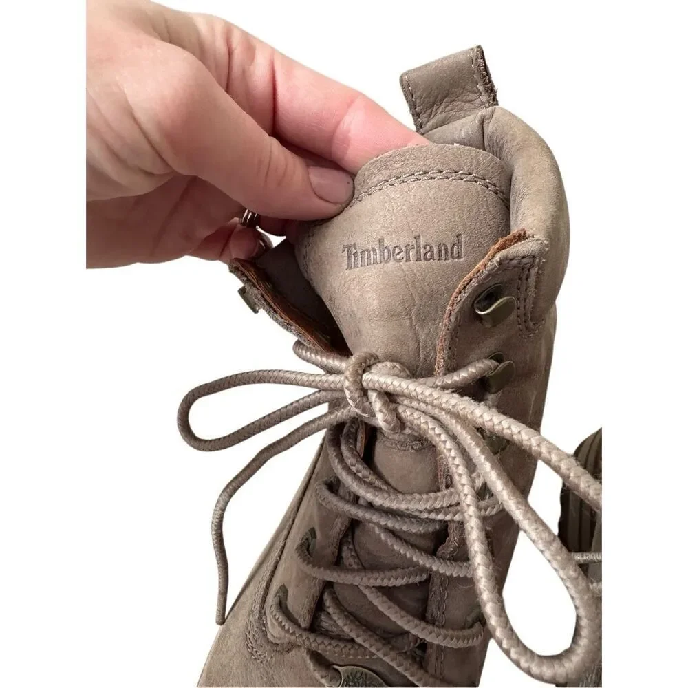 Timberland Women's‎ Courmayeur Valley Hiking Boots Taupe Nubuck Sz 9.5